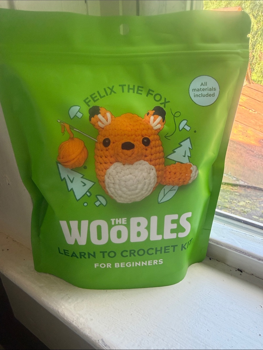 Woobles Felix the Fox Crochet Kit Brand New